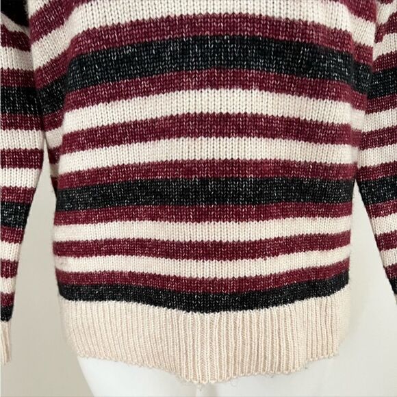 BANANA REPUBLIC STRIPED WOMEN SWEATER - Picture 3 of 9